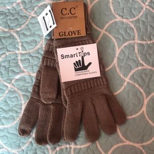 CC Taupe Smart tips Gloves